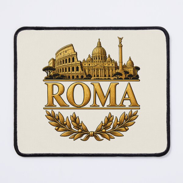 Item preview, Roma – Golden Rome Landmarks Italian Travel Design designed and sold by MetaModel Editions.