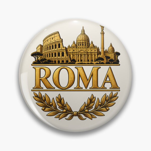 Item preview, Roma – Golden Rome Landmarks Italian Travel Design designed and sold by MetaModel Editions.
