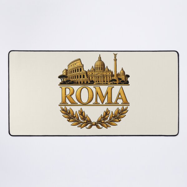 Item preview, Roma – Golden Rome Landmarks Italian Travel Design designed and sold by MetaModel Editions.