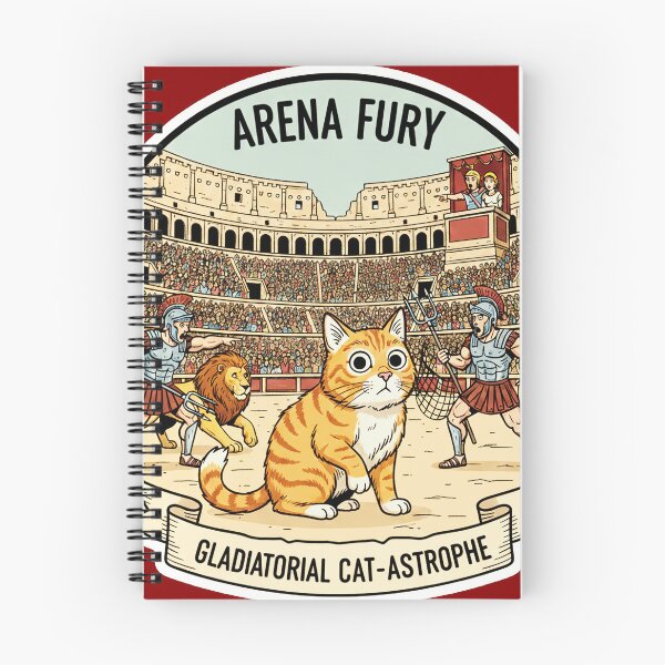 Item preview, Gladiatorial Catastrophe - Roman History Humor Art designed and sold by codex antique.