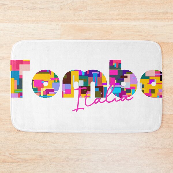 Item preview, Tomba, Assisi, Italy, Italia, colorful typography design for travellers designed and sold by Wanderful-roads.