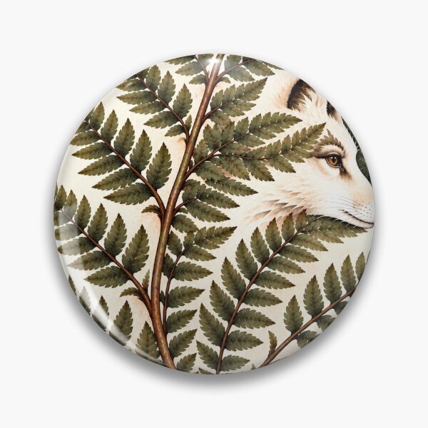 Item preview, The Fox in the Fern | Hidden Fox Botanical Art designed and sold by Norvian.