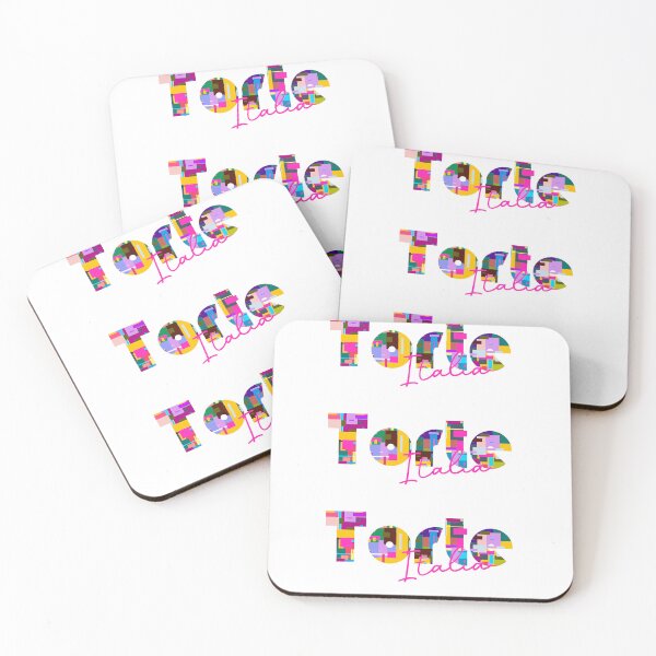 Item preview, Torte, Bettona, Italy, Italia, colorful typography design for travellers designed and sold by Wanderful-roads.