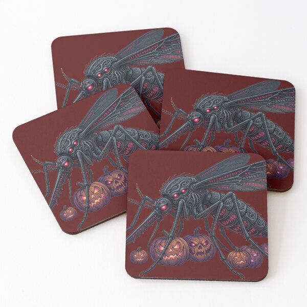 Item preview, Gothic Vampire Mosquito Macabre Halloween Dark Art designed and sold by ChinzorigBAY.
