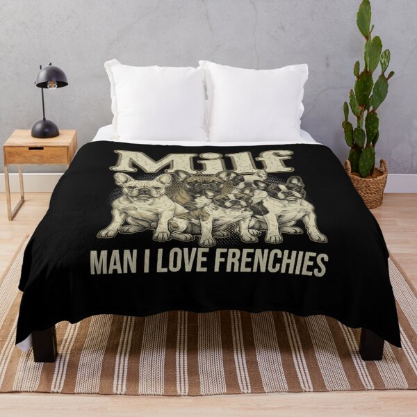 Item preview, Man I Love Frenchies Funny French Bulldog Lover Retro Dog Vintage Graphic designed and sold by Fatherday.