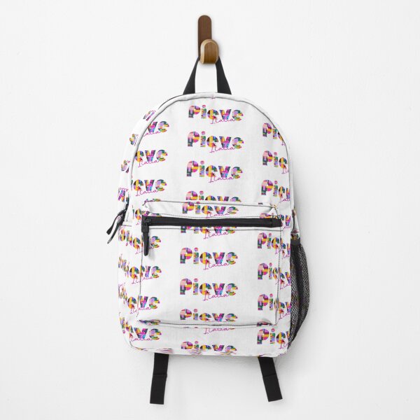 Item preview, Pieve, Castel Ritaldi, Italy, Italia, colorful typography design for travellers designed and sold by Wanderful-roads.