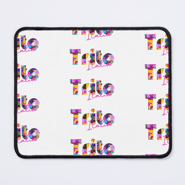 Item preview, Trito, Castello, Italy, Italia, colorful typography design for travellers designed and sold by Wanderful-roads.
