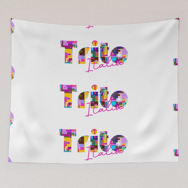 Item preview, Trito, Castello, Italy, Italia, colorful typography design for travellers designed and sold by Wanderful-roads.