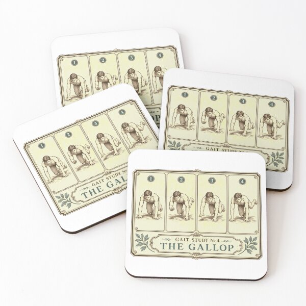 Item preview, Gait Study No 4 The Gallop Vintage Plate designed and sold by BoosterShop.