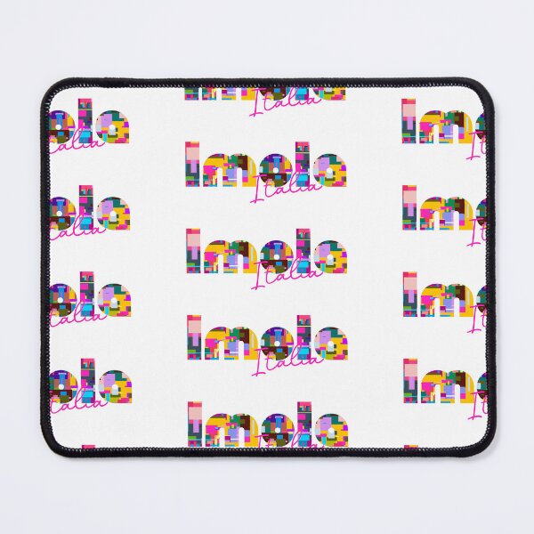 Item preview, Imola, Bologna, Italy, Italia, colorful typography design for travellers designed and sold by Wanderful-roads.