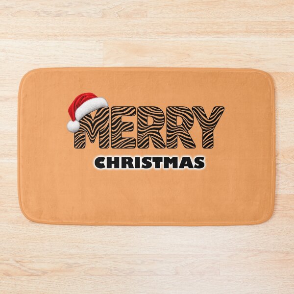 Item preview, Zebra MERRY  Holiday Typography designed and sold by annenambiro.