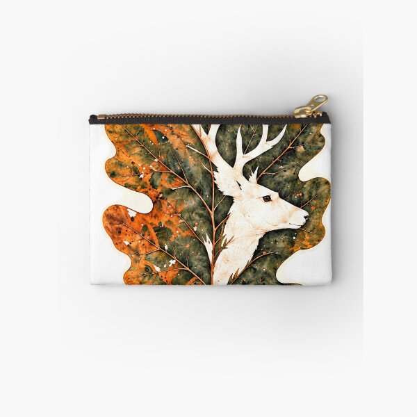 Item preview, The Stag Within the Oak | Hidden Deer Oak Leaf Art | Norvian designed and sold by Norvian.