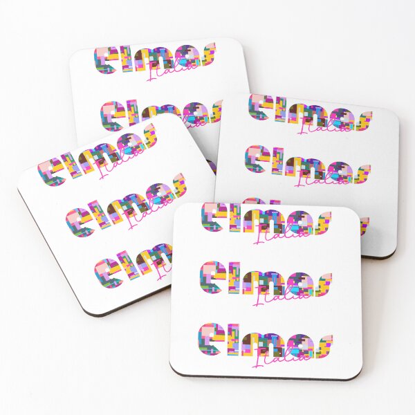 Item preview, Elmas, Cagliari, Italy, Italia, colorful typography design for travellers designed and sold by Wanderful-roads.