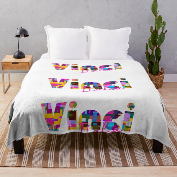 Item preview, Vinci, Firenze, Italy, Italia, colorful typography design for travellers designed and sold by Wanderful-roads.
