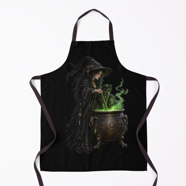Item preview, Witch Cat cauldron  designed and sold by MarkColeImaging.