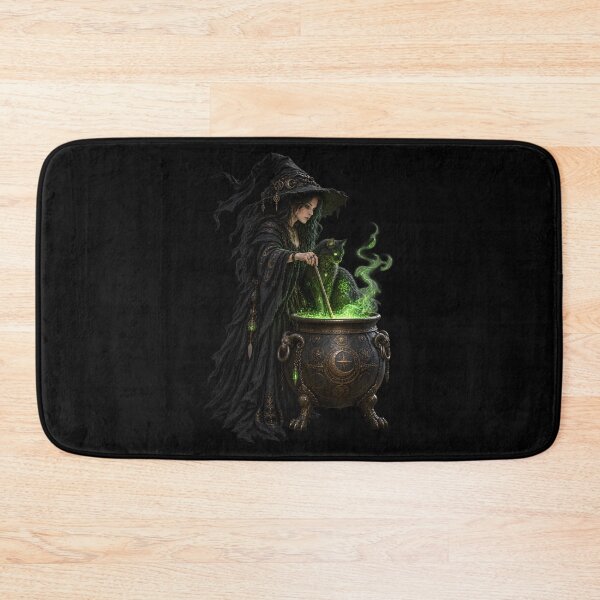 Item preview, Witch Cat cauldron  designed and sold by MarkColeImaging.