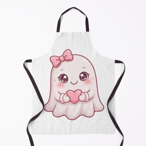 Item preview, Cute pink ghost with heart designed and sold by priyankajustine.