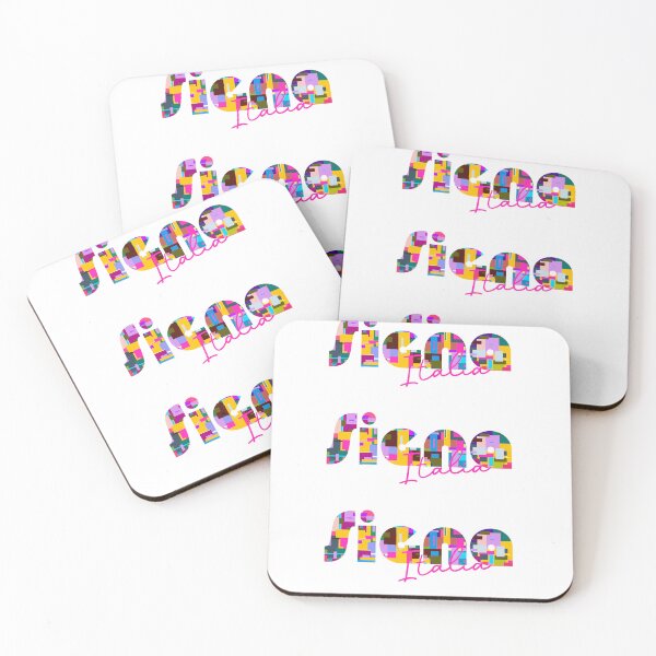 Item preview, Signa, Firenze, Italy, Italia, colorful typography design for travellers designed and sold by Wanderful-roads.