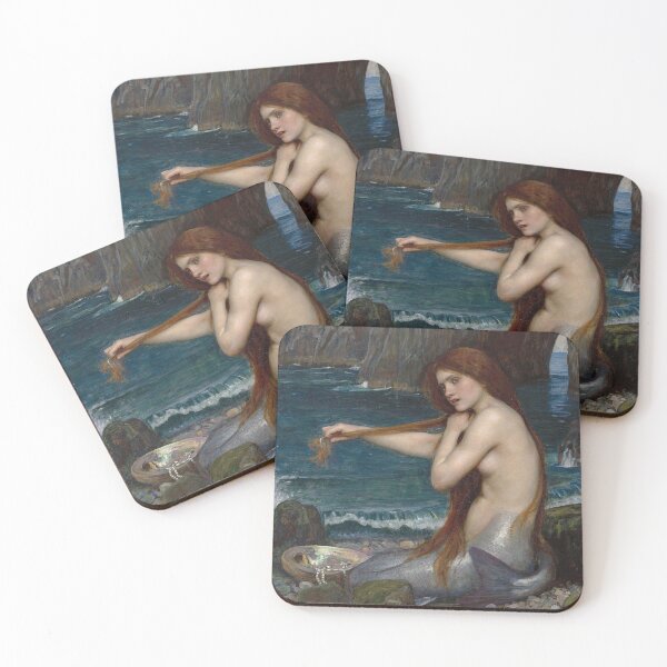 Item preview, A Mermaid (1900) - John William Waterhouse designed and sold by SALON DES ARTS.