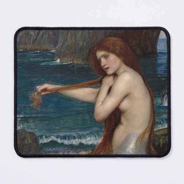 Item preview, A Mermaid (1900) - John William Waterhouse designed and sold by SALON DES ARTS.
