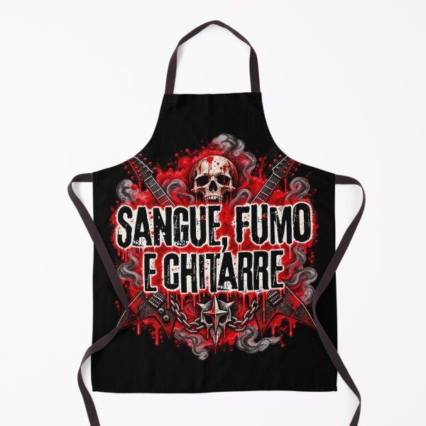 Item preview, Sangue Fumo e Chitarre – Italian Heavy Metal Skull Design designed and sold by MetaModel Editions.
