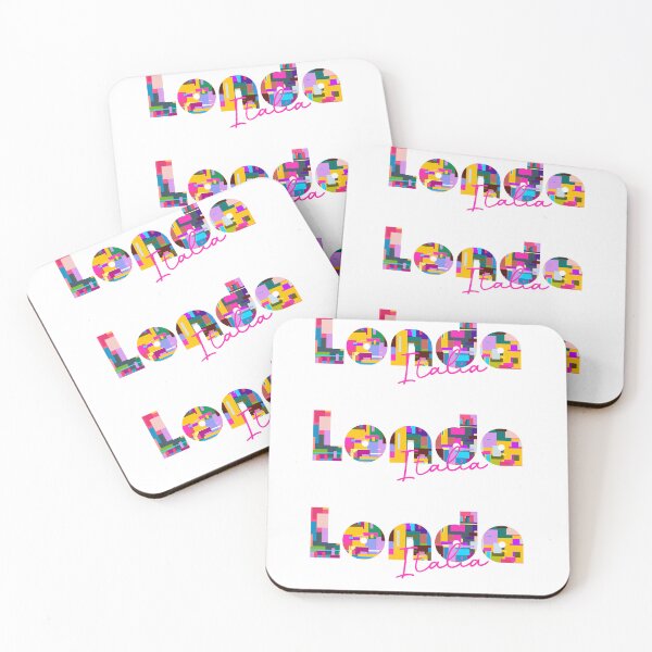 Item preview, Londa, Firenze, Italy, Italia, colorful typography design for travellers designed and sold by Wanderful-roads.