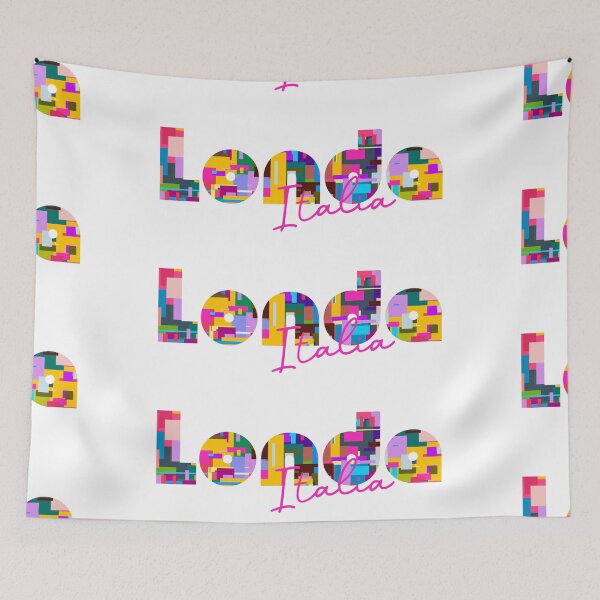 Item preview, Londa, Firenze, Italy, Italia, colorful typography design for travellers designed and sold by Wanderful-roads.