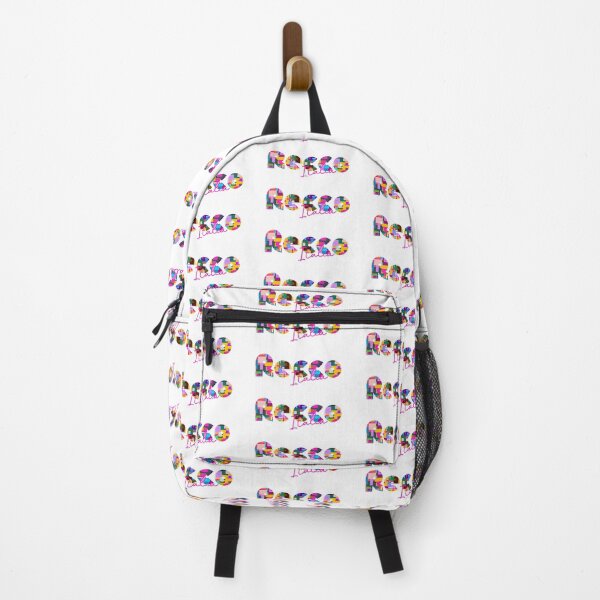 Item preview, Recco, Genova, Italy, Italia, colorful typography design for travellers designed and sold by Wanderful-roads.