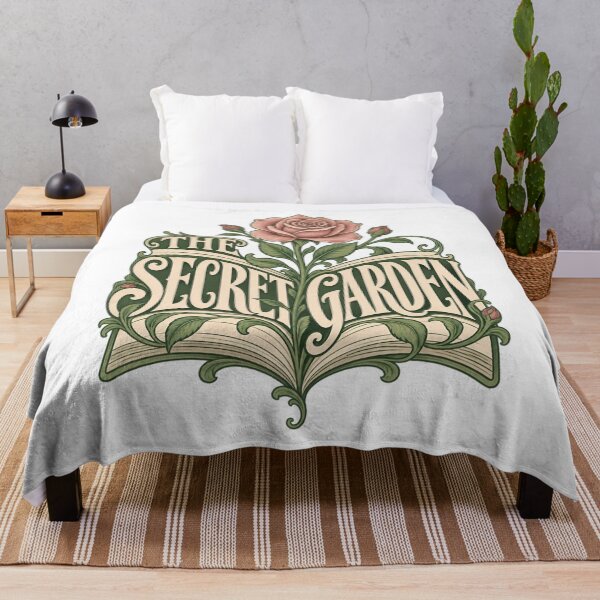 Item preview, The Secret Garden – Open Book in Bloom designed and sold by Fenay Designs.