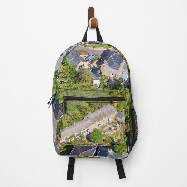 Item preview, Drone view of the village of Branscombe and The Masons Arms pub in Devon England UK designed and sold by John Gilham - Landscape Photography.