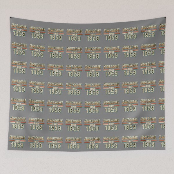 Item preview, Awesome Since 1959 Vintage Birthday Men Women Born 1959 Turning 65 designed and sold by SofiBlair.