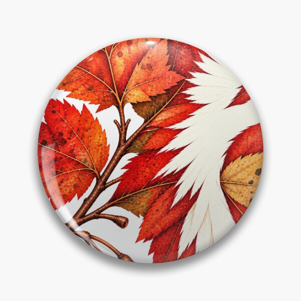Item preview, Wings of Autumn | Hidden Bird Autumn Leaf Art | Norvian designed and sold by Norvian.