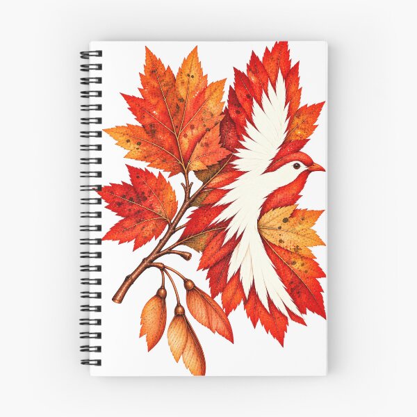 Item preview, Wings of Autumn | Hidden Bird Autumn Leaf Art | Norvian designed and sold by Norvian.