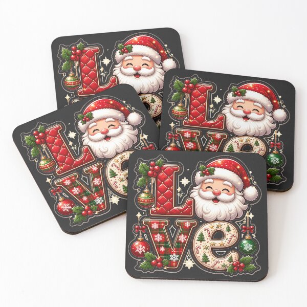 Item preview, Christmas LOVE Letters with Santa Claus designed and sold by MargaretPolanco.