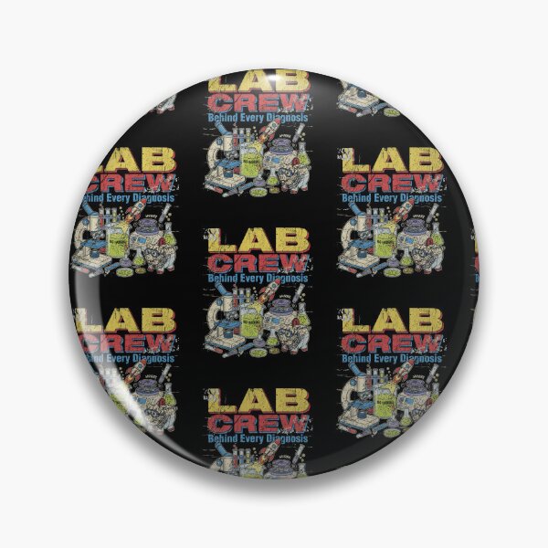 Item preview, Lab Crew Behind Every Diagnosis Medical Laboratory Scientist Vintage Tech Graphic designed and sold by Fatherday.