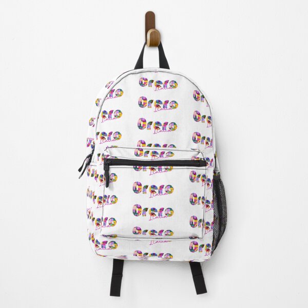 Item preview, Orero, Genova, Italy, Italia, colorful typography design for travellers designed and sold by Wanderful-roads.
