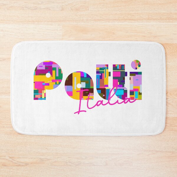 Item preview, Patti, Messina, Italy, Italia, colorful typography design for travellers designed and sold by Wanderful-roads.
