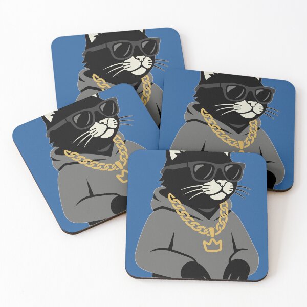 Item preview, Cool Black Cat Sunglasses Chain Design designed and sold by Ranpict.