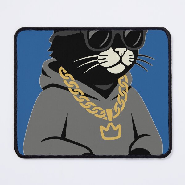 Item preview, Cool Black Cat Sunglasses Chain Design designed and sold by Ranpict.