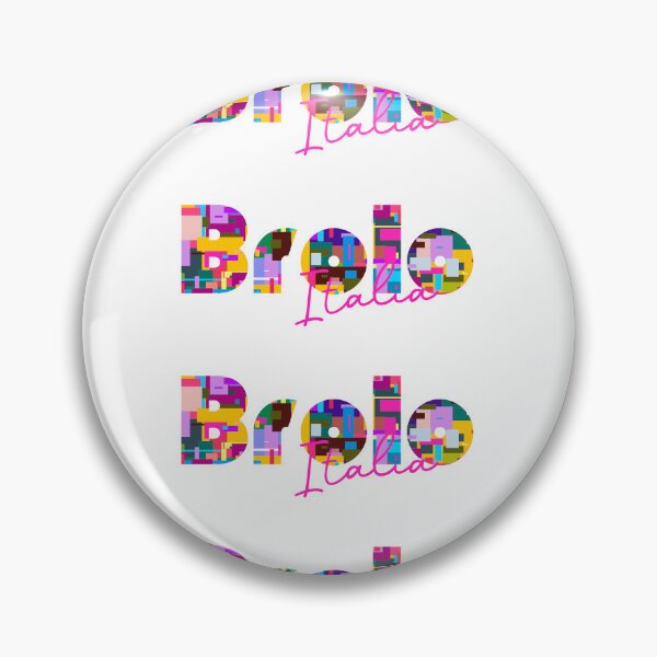 Item preview, Brolo, Messina, Italy, Italia, colorful typography design for travellers designed and sold by Wanderful-roads.