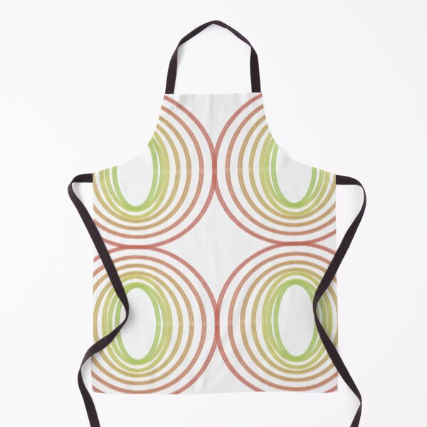 Item preview, Earthy Retro Concentric Wave Circles Art designed and sold by FoxPix.