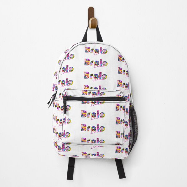 Item preview, Brolo, Messina, Italy, Italia, colorful typography design for travellers designed and sold by Wanderful-roads.