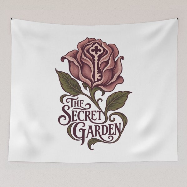 Item preview, The Secret Garden – Mauve Rose Key designed and sold by Fenay Designs.