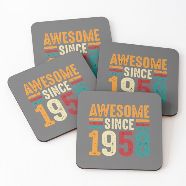 Item preview, Awesome Since 1958 Birthday Born In 1958 Men Women designed and sold by SofiBlair.