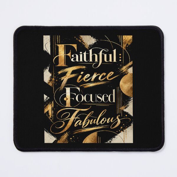 Item preview, faith fierce focused fabulous designed and sold by OCD_JESSICA.
