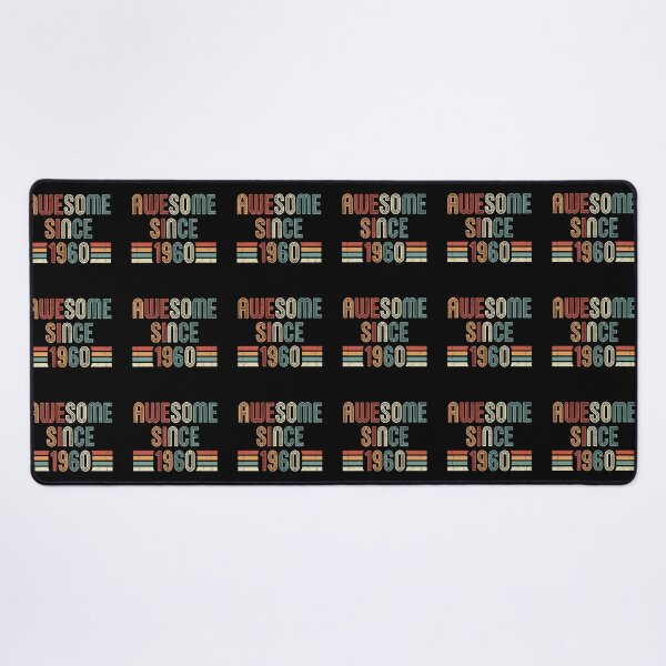 Item preview, Awesome Since 1960 Vintage Birthday Born 1960 designed and sold by SofiBlair.