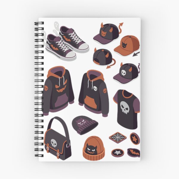 Item preview, Spooky Streetwear Apparel Icon Set designed and sold by Ranpict.