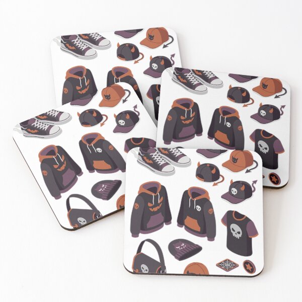 Item preview, Spooky Streetwear Apparel Icon Set designed and sold by Ranpict.