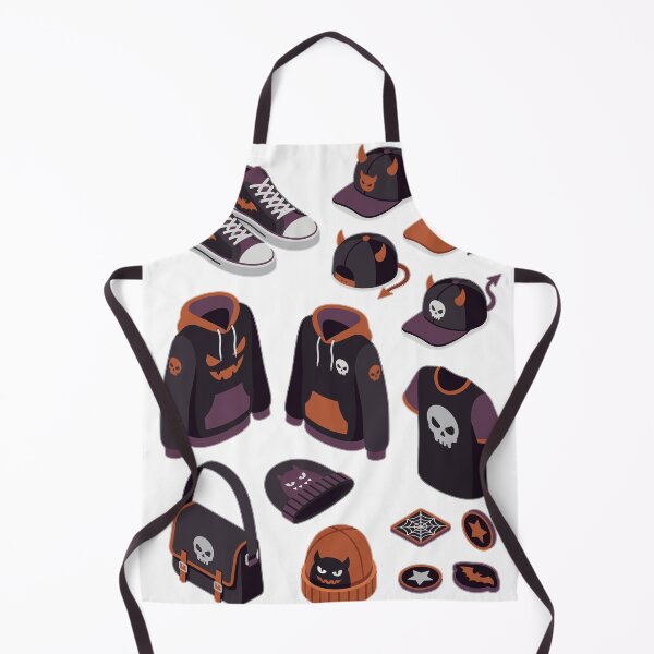 Item preview, Spooky Streetwear Apparel Icon Set designed and sold by Ranpict.