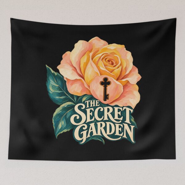Item preview, The Secret Garden – Golden Rose Keyhole designed and sold by Fenay Designs.
